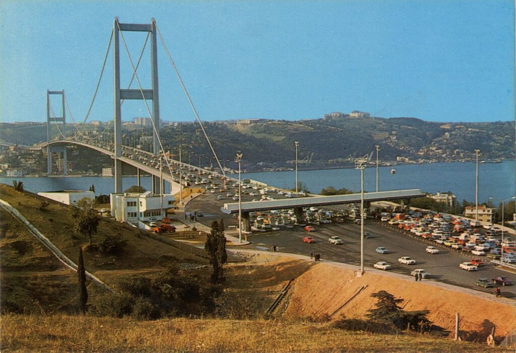 1973 Bosphorous Bridge in Istanbul Opens for the First Time