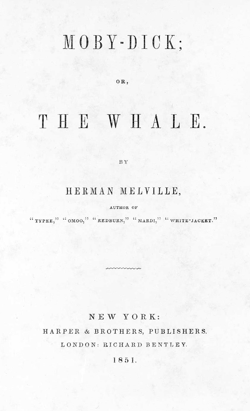 1851 Moby Dick is Published for the First Time