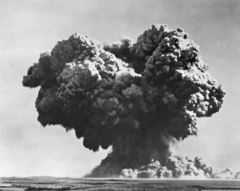 1952 - UK tests its first atomic bomb