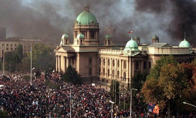 2000 - Bulldozer Revolution in former Federal Republic of Yugoslavia