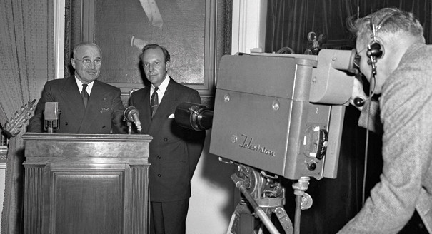 1947 - First televised presidential speech in the United States