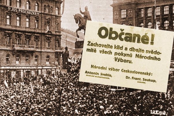 1918 Czechoslovakia Gains Independence