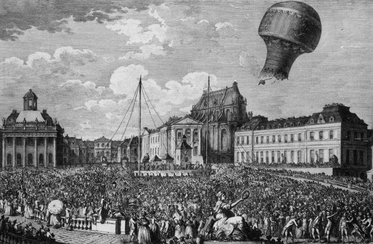 1783 - World’s First Manned Balloon Flight