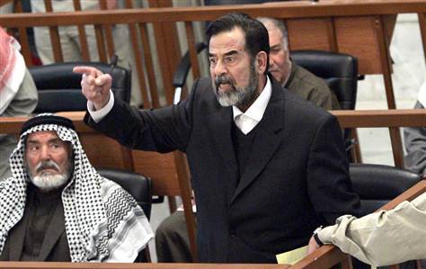 2005 Trial of Saddam Hussein Begins