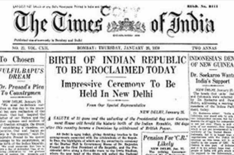 1838 The Times of India founded