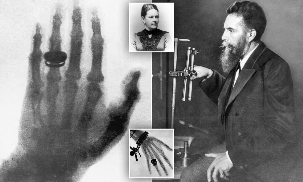 1895 First person to observe X-rays