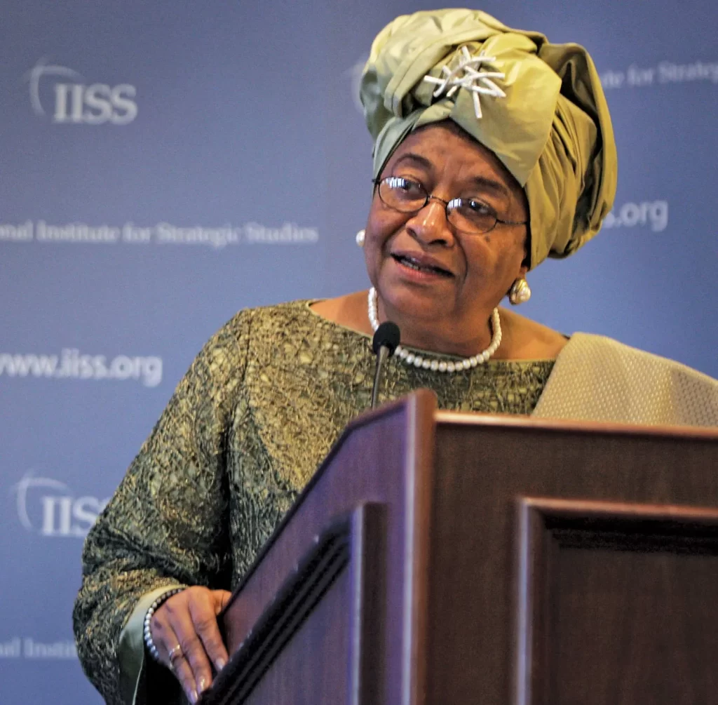 2005 Ellen Johnson Sirleaf elected as President of Liberia