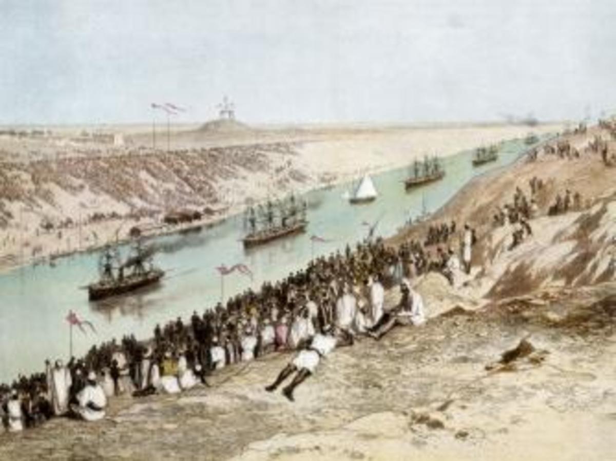 1869 Construction on Suez Canal finished