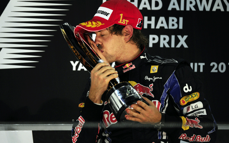 2010 Sebastian Vettel wins the Formula One World Drivers' Champion