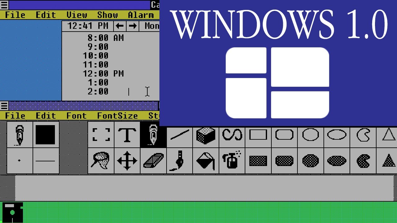 1985 Windows 1.0 released