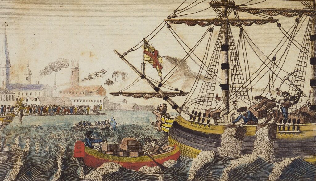 1773 Boston Tea Party