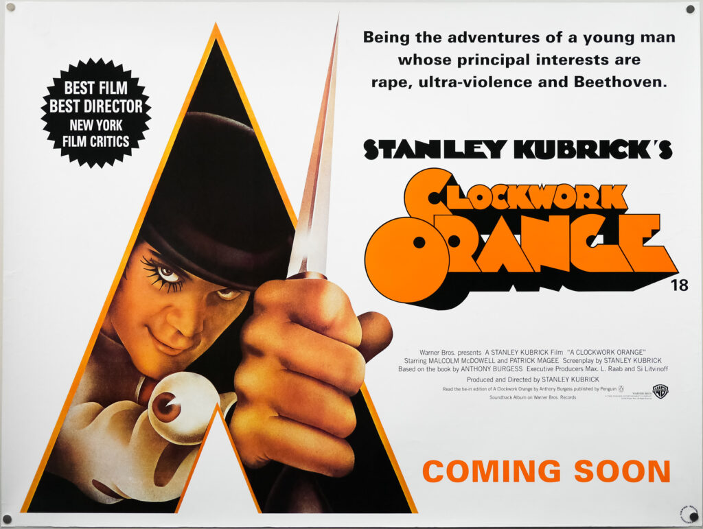 1971 A Clockwork Orange released