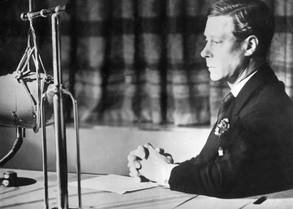 1936 King Edward VIII abdicates from the British throne