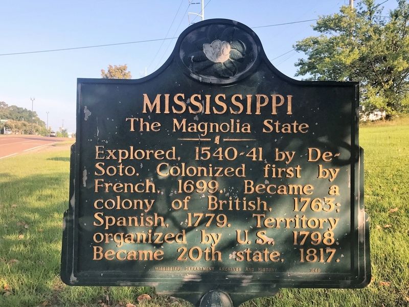 1817 Mississippi becomes 20th state