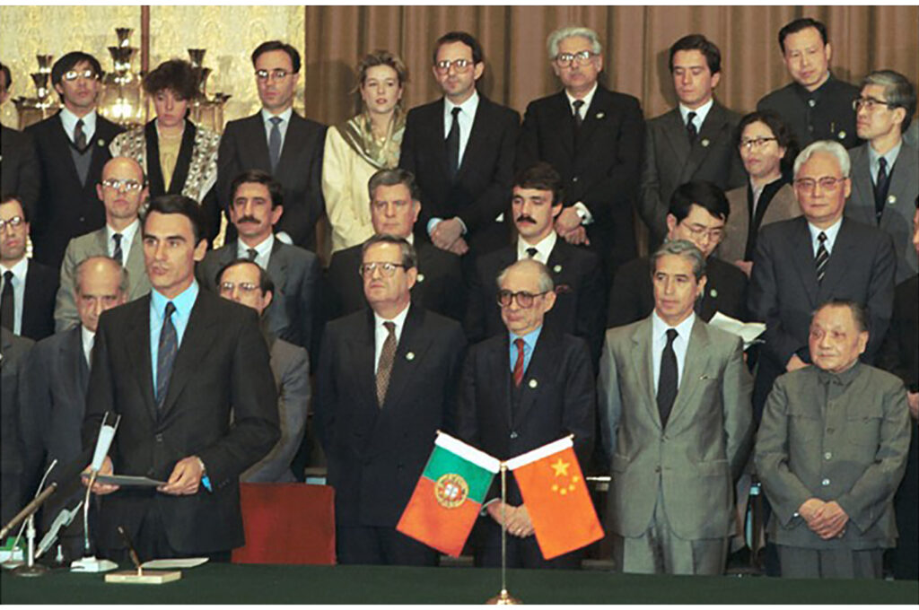 1999 Portuguese transferred sovereignty of Macau to China