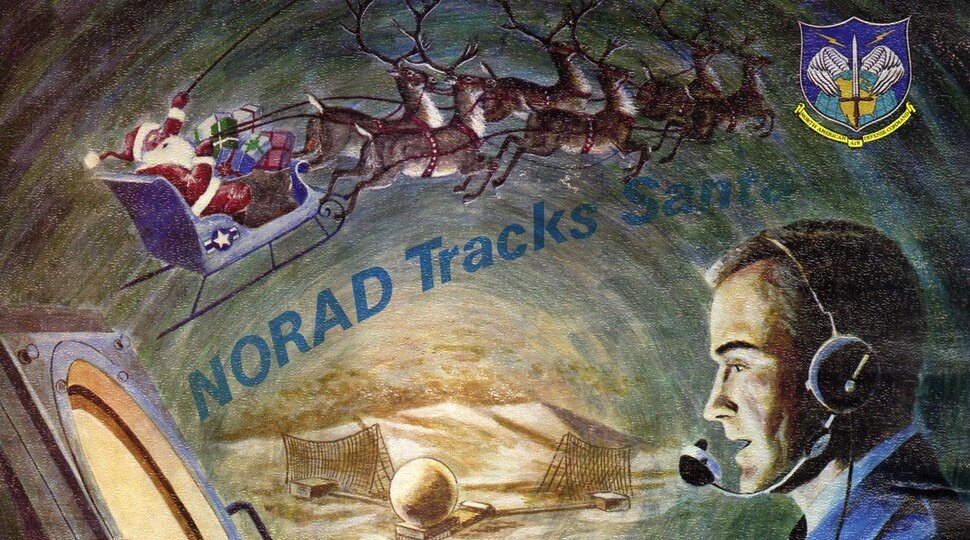 1955 NORAD's Santa tracking service begins
