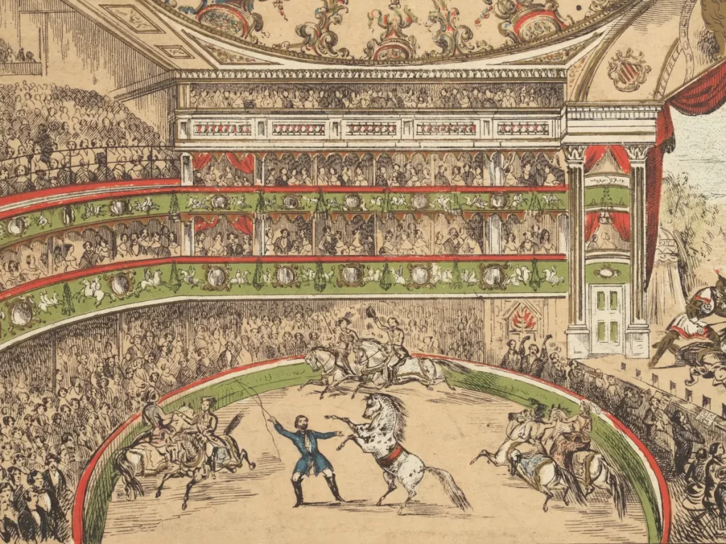 1768 Philip Astley opens the world's first modern circus