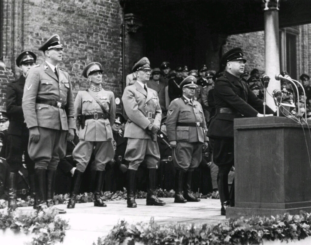 1942 Nazi officials meet to organize the extermination of Jews