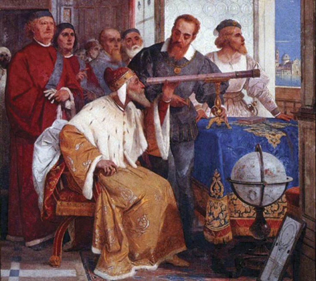 1610 Galileo Galilei discovers the Galilean Moons