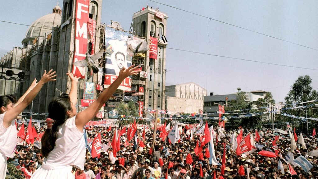 1992 The civil war in El Salvador ends