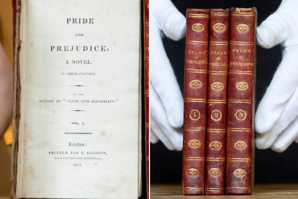 1813 Jane Austen's novel, Pride and Prejudice, is published