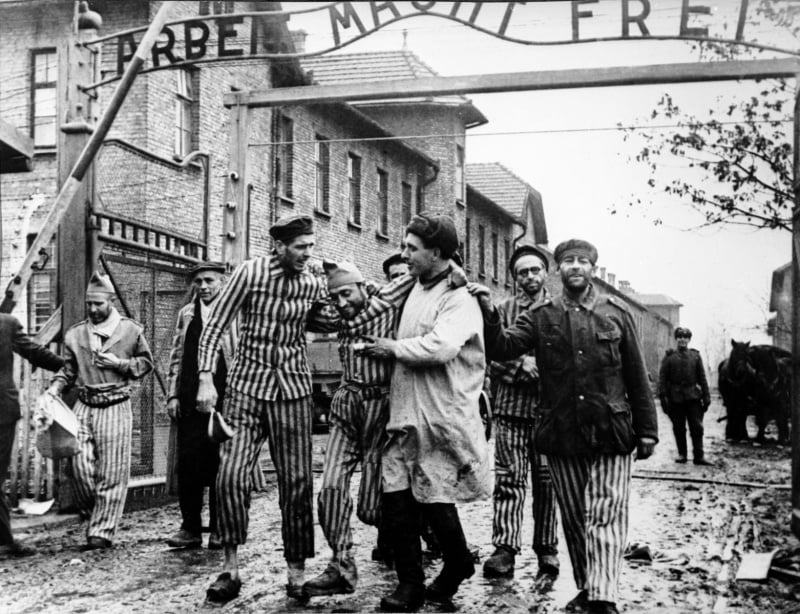 1945 Soviet forces liberate Auschwitz