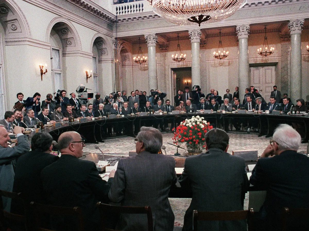 1989 The Round Table Talks start in Poland