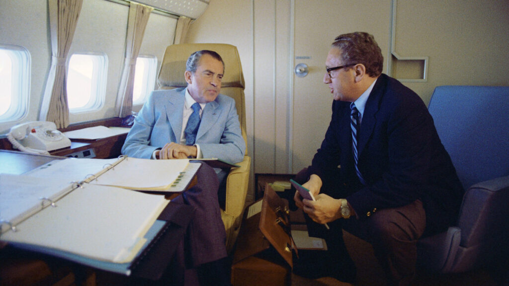 1972 U.S. President Richard Nixon embarks on his historic visit to China