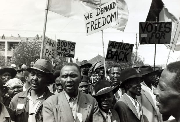 1990 The South African Apartheid system of racial segregation begins to disintegrate