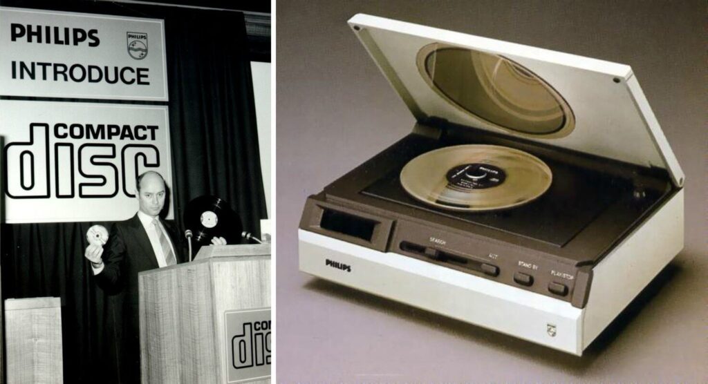 1979 The compact disc is presented to the public