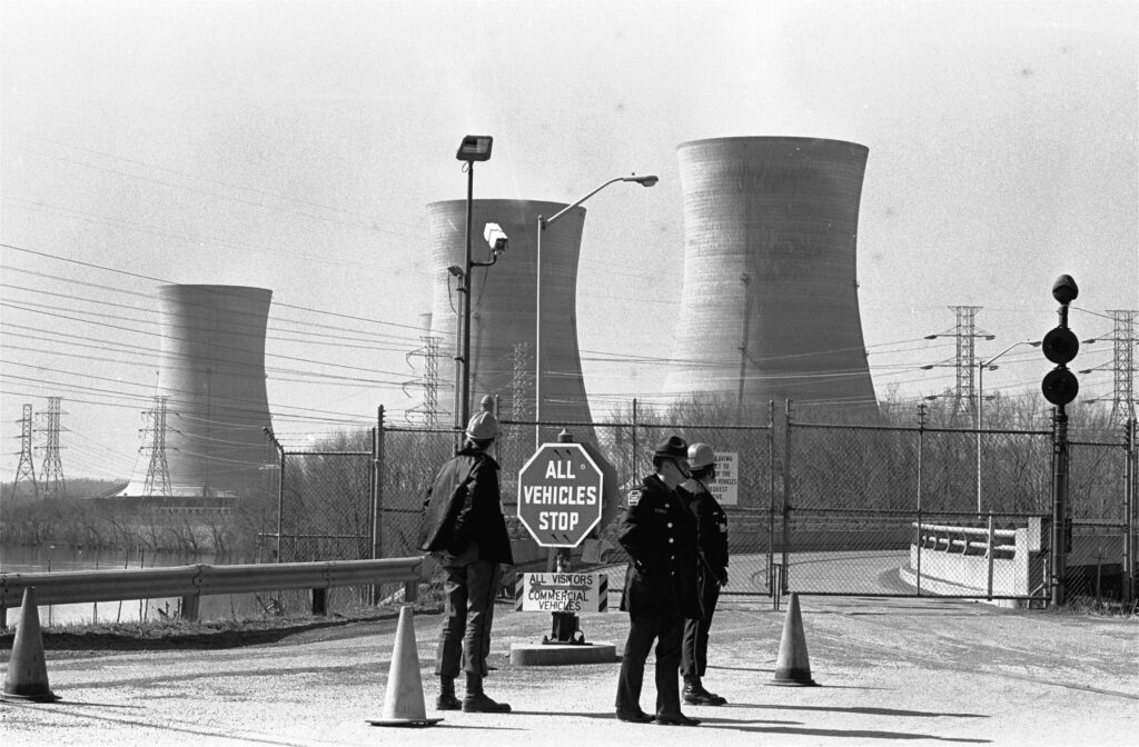 1979 Three Mile Island nuclear power plant experiences a partial meltdown and radioactive leak