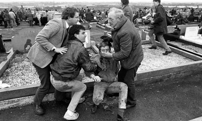 1988 In Northern Ireland, an Ulster loyalist kills 3 people at a Provisional IRA funeral