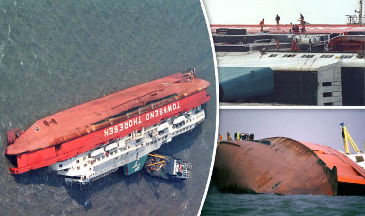 1987 193 people die when a ferry capsizes in the North Sea