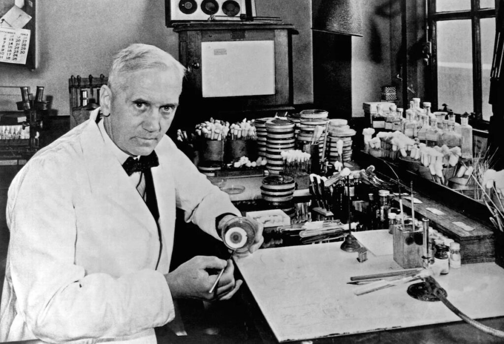 1942 For the first time in history, a dying patient's life is saved by penicillin