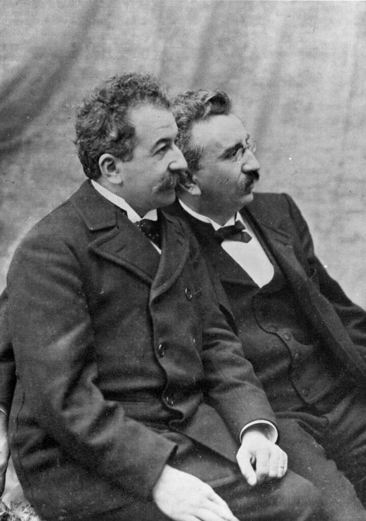 1895 The Lumière brothers record their first footage