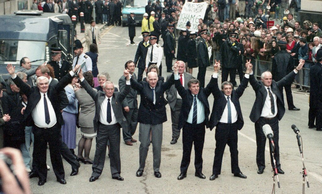 1991 The Birmingham Six are released
