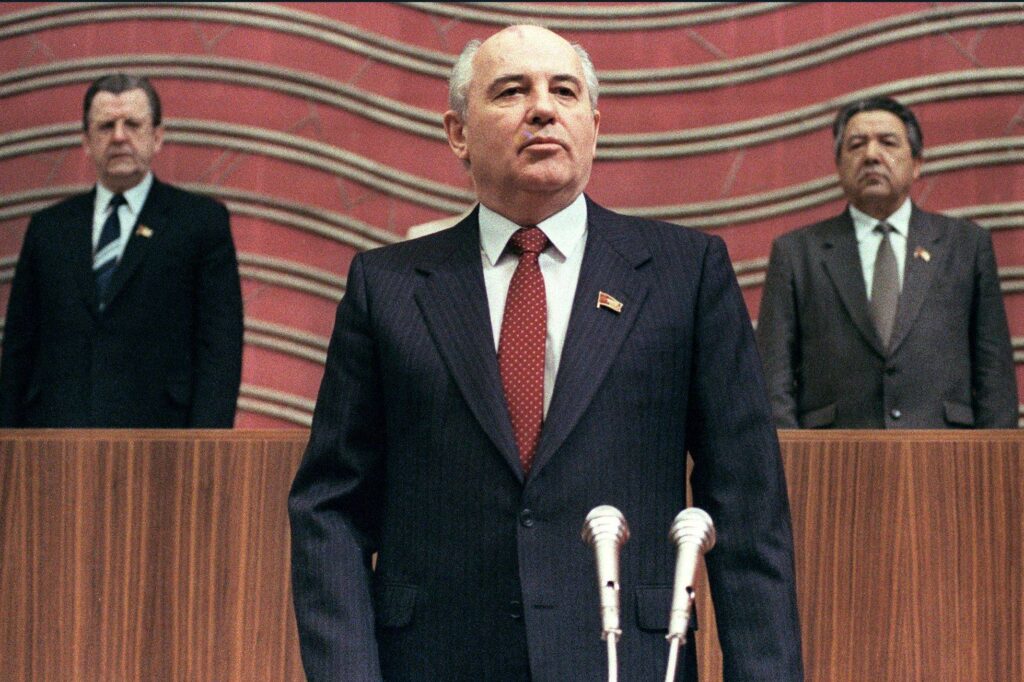 1990 Mikhail Gorbachev becomes President of the Soviet Union