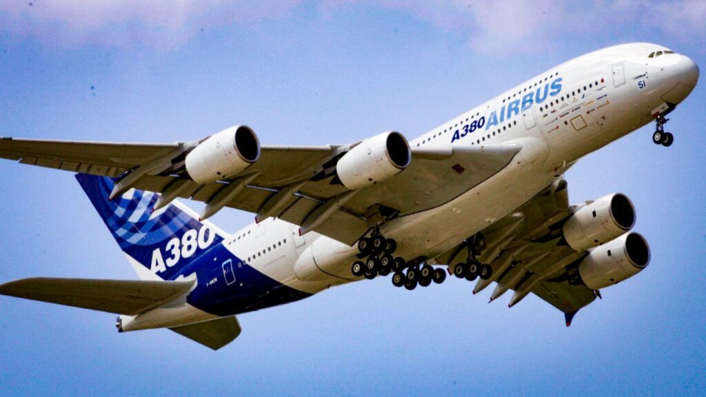 2005 The Airbus A380 takes to the skies for the first time