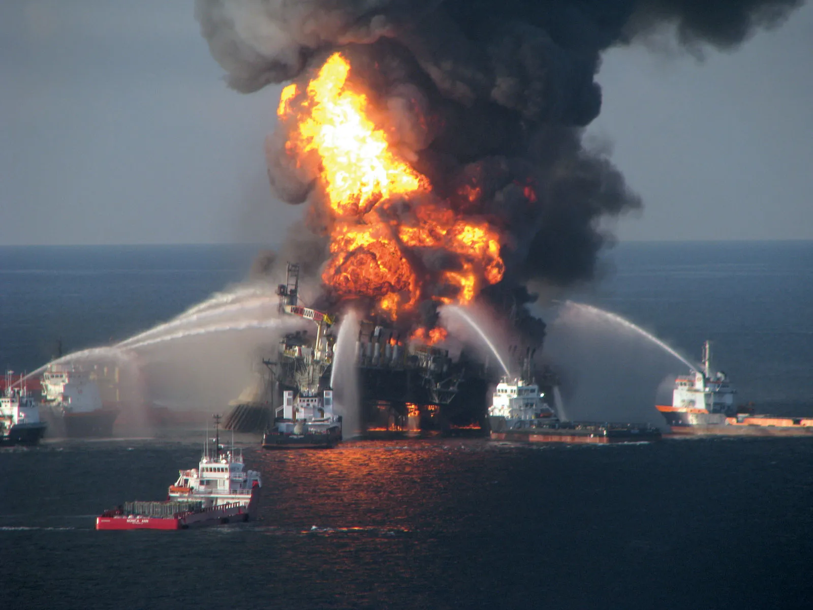 2010 The Deepwater Horizon oil rig explodes