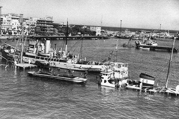 1957 The Suez Canal reopens after the Suez Crisis