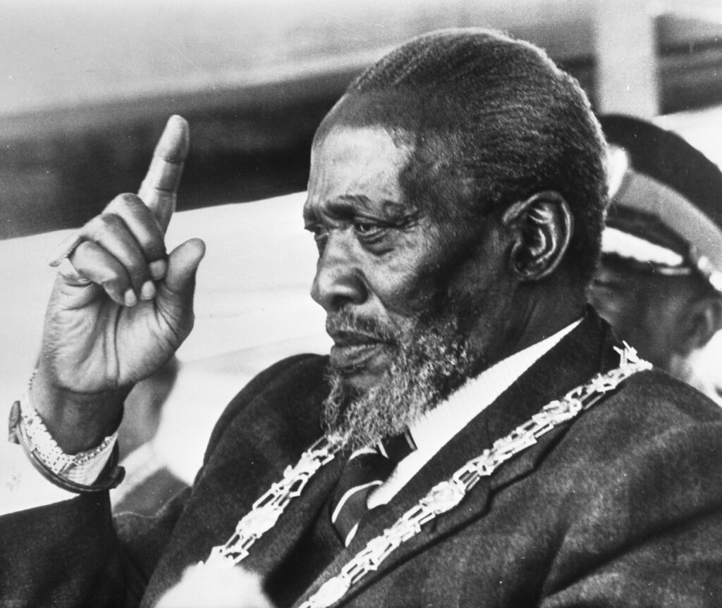 1953 Jomo Kenyatta is sentenced to 7 years hard labor