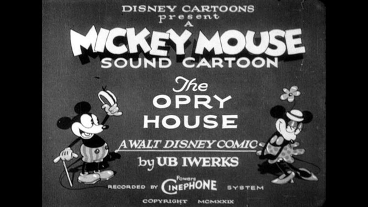 1928 The first Mickey Mouse film is screened