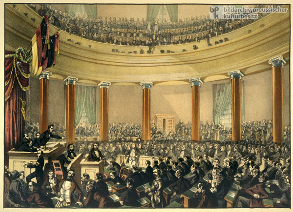 1848 The first German National Assembly gathers in Frankfurt