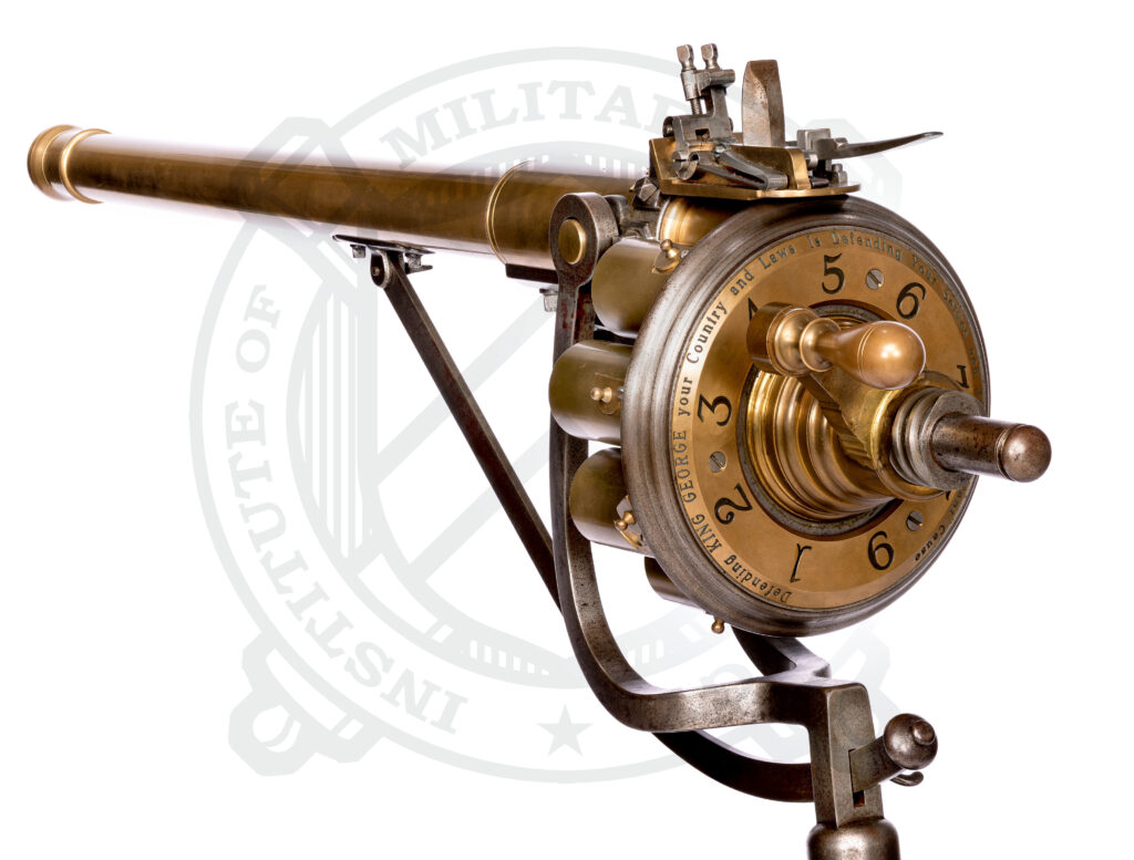 1718 The world's first machine gun is patented