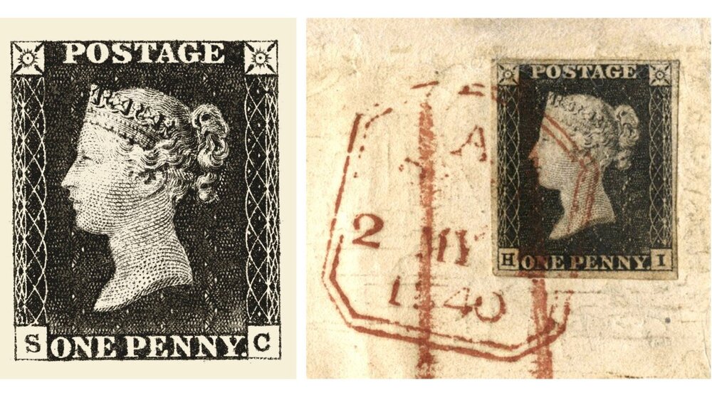 1840 The world's first adhesive postage stamp is issued in the United Kingdom