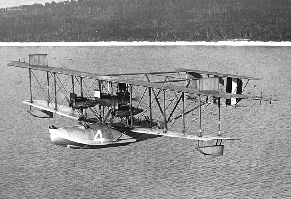 1919 Albert Cushing Read takes off on the first transatlantic flight in history