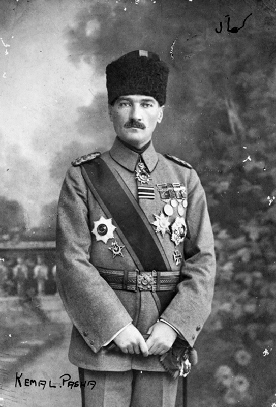 1919 Mustafa Kemal Atatürk sets off the Turkish War of Independence