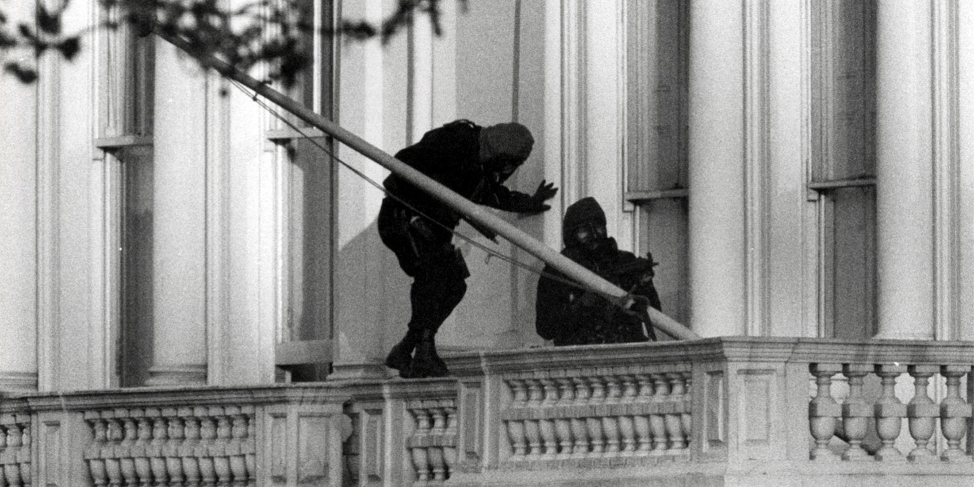 1980 The British Special Air Service (SAS) terminate the Iranian Embassy siege in London