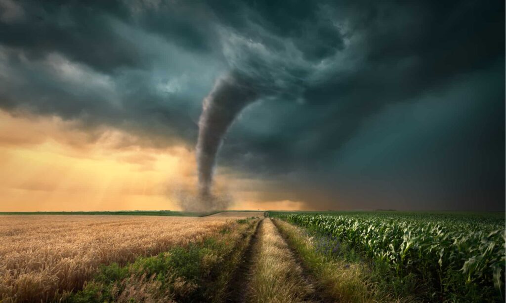 1999 A tornado produces the highest wind speeds ever recorded