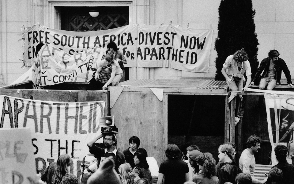 1983 In South Africa, a car bomb planted by anti-Apartheid activists kills 19